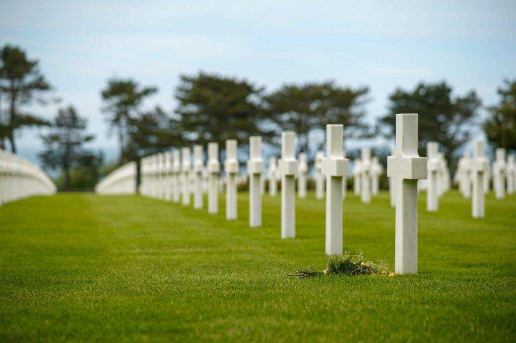 Colleville American Cemetery - La Rançonnière Farm