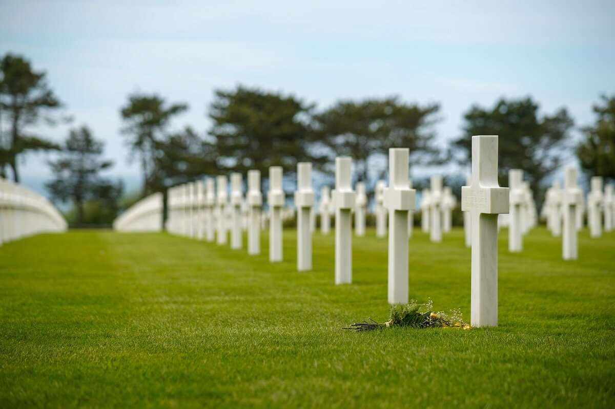 Cimetière américain Colleville - Ferme de la Rançonnière