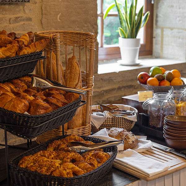 Frühstück auf dem Bauernhof Rançonnière