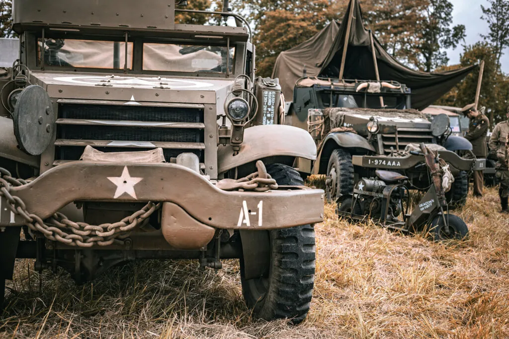 D-DAY Normandy vehicule jeep- Ferme de la Ranconniere