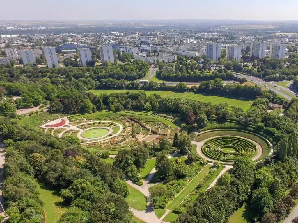 Parc la Coline aux Oiseaux vue aérienne